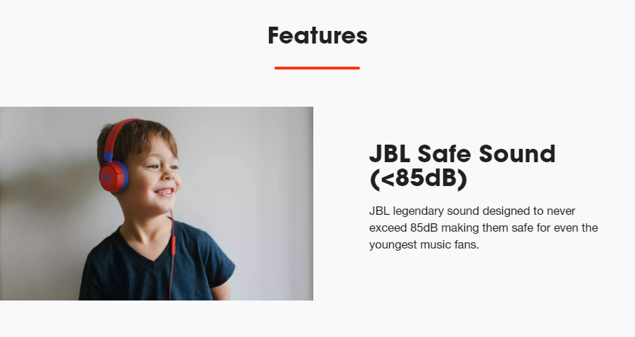 Features of the JBL JR310